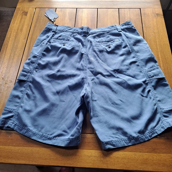 Tommy Bahama Other - Tommy Bahama Relax Mens Blue Cargo Shorts Size 36 Tencel Cotton Blend NWT